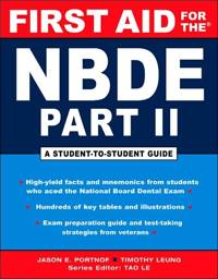 First Aid for the NBDE Part II, 1st edition