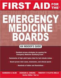 First Aid for the Emergency Medicine Boards, 1st edition