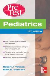 Pediatrics PreTest Self-Assessment And Review, 13th Edition