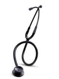 3M™ Littmann® Classic II S.E. Stethoscope, Black Plated Chestpiece and Eartubes, Black Tube, 28 inch, 2218BE