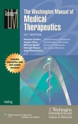The Washington Manual of Medical Therapeutics 34th edition – International Edition