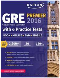 GRE Premier 2016 with 6 Practice Tests: Book + Online + DVD + Mobile