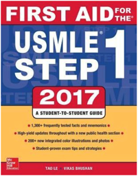 First Aid for the USMLE Step 1 2017, 27th Edition, International Edition