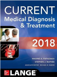 CURRENT Medical Diagnosis and Treatment 2018, 57th Edition, International edition