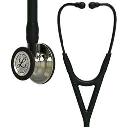 3M™ Littmann® Cardiology IV™ Diagnostic Stethoscope, 6179, Champagne-Finish Chestpiece, Black Tube, Smoke Stem